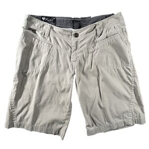 Kuhl Women's‎ Hiking Shorts Size 10 Khaki Outdoor Travel Stretch Pockets